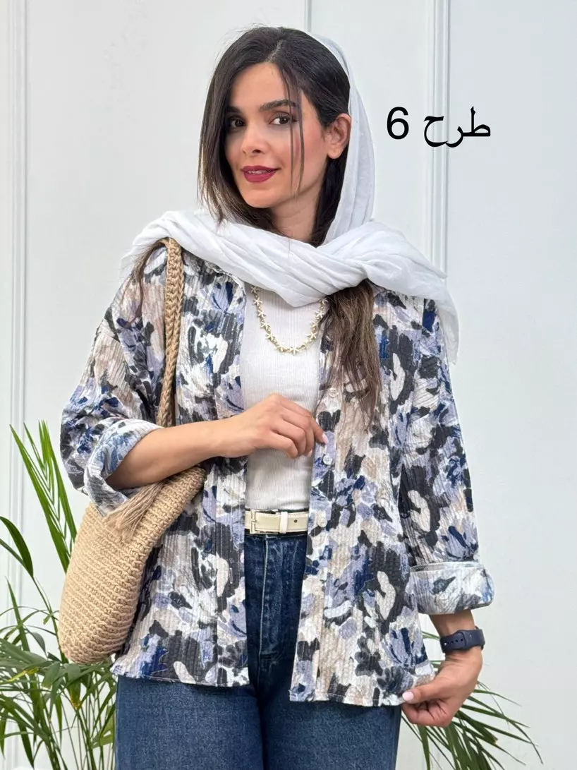 مانتو شومیزی آبرنگی